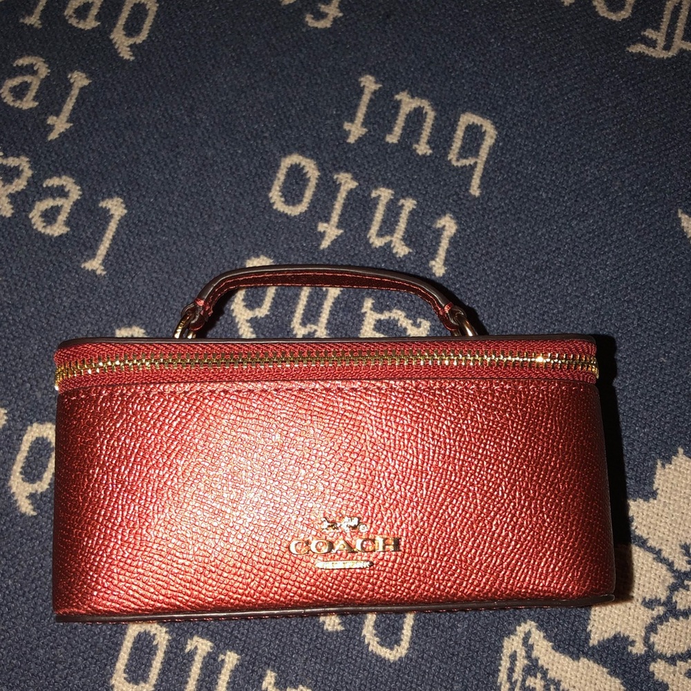 Coach Metallic Vanity Case *REPOSH* - Picture 3 of 5